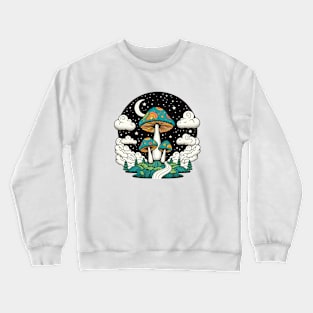 Mushrooms Night Crewneck Sweatshirt